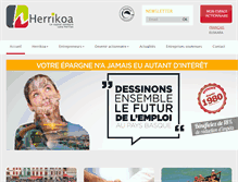 Tablet Screenshot of herrikoa.com